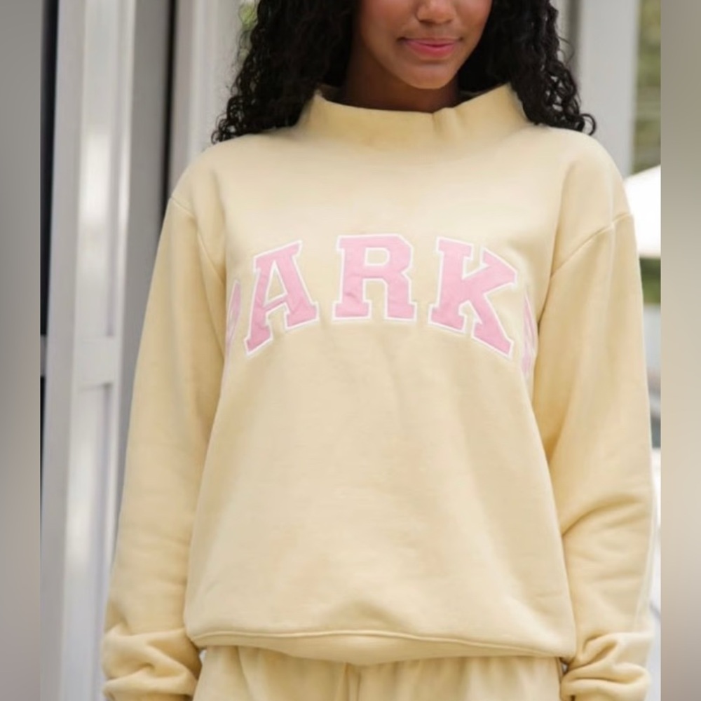 Parke varsity sweatshirt, yellow size L/XL